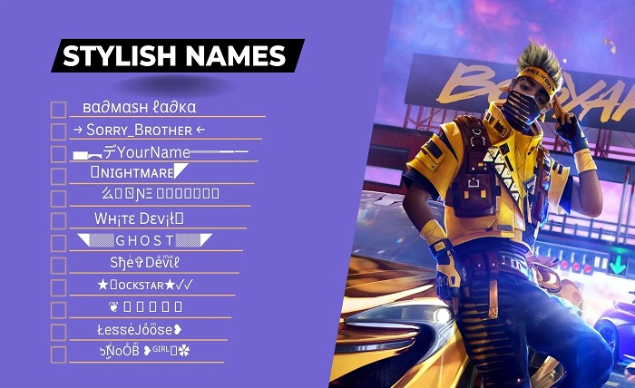 ff name style