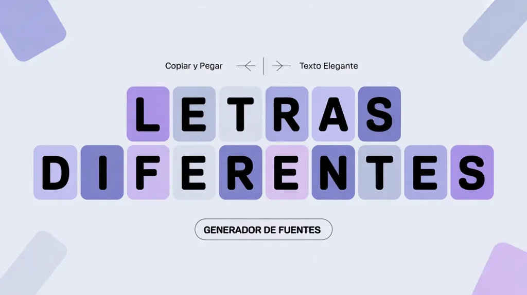 Letras Diferentes